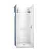 Image 1 : MAAX Essence 36L x 36W x 76H in. 2-in-1 Shower Kit – Shower Stall with Centre Drain Shower 