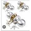 Image 1 : Lot of 3 Reliabilt Brushed Nickel Door Knobs, Model 2807035