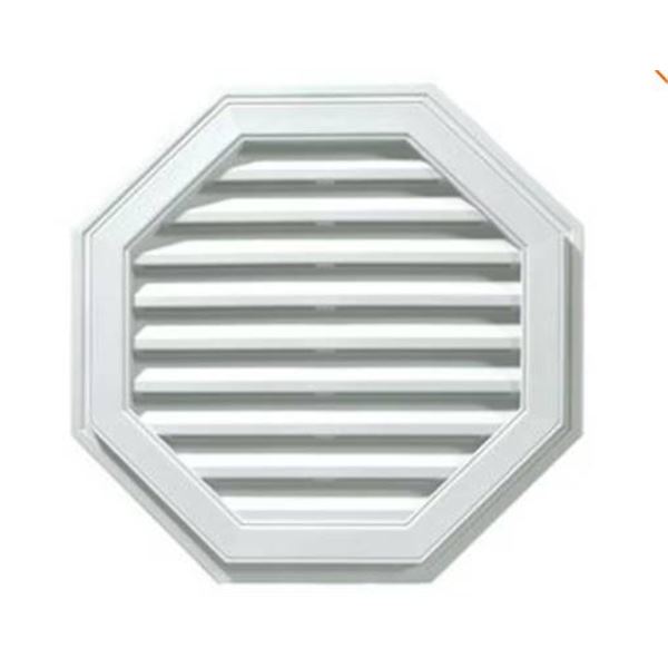 Duraflo 3-Inch Removable Trim Ring Gable Vent
