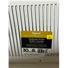 Image 2 : 2 Imperial Sidewall Grille, 30 in x 8 in, Standard Series, White