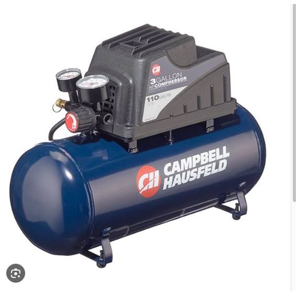 Campbell Hausfeld 3 Gallon Oil-Free Air Compressor with Accessories
