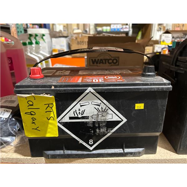 30-Month Automotive Battery with Side Terminals