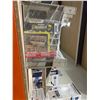 Image 2 : Lot of 4 – Metal and Plastic Multi-Slot Rack with Integrated Components