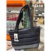 Image 2 : Lole Puffer Tote Bag with Integrated Luggage Strap and Detachable Strap