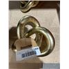 Image 2 : Gold-Colored Decorative Linked Loops from Bouclair