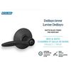 Image 1 : Schlage Bed & Bath Privacy Door Lever, Matte Black