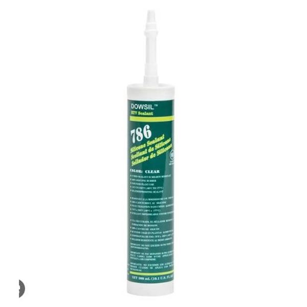 DowSil 786 Silicone Sealant 300mL Tube, Quantity 12
