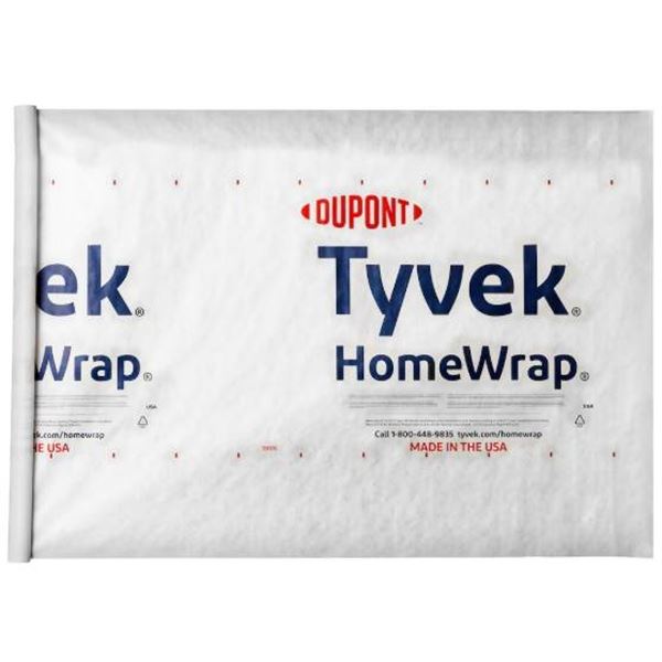 Lot of 3 –  DuPont Tyvek HomeWrap Rolls 3 ft x 100 ft