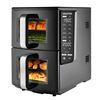 Image 1 : Gourmia 4-Dish Dual Basket Air Fryer with 10.4 L Capacity