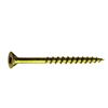 Image 1 : Hillman 10 x 4 Inch Construction Screws, Yellow Zinc, 1000 Pieces