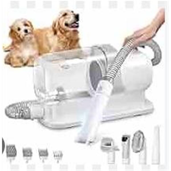 Pet Grooming Kit and Vacuum System with Accessories