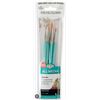 Image 1 : Lot of 8 Packs  Pro-Grade Artist Paintbrush Packs (4 Brushes Per Pack)