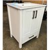 Image 1 : Glacier Bay 24 in. Delchester Vanity Combo in White – 23.7 in W x 18.7 in D x 33.5 in H