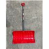 Image 2 : Garant Snow Pusher with Comfortable Grip Handle, Red