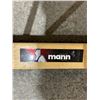 Image 3 : Mann Broom with Wood Handle and Blue Bristles, PL #24