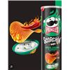 Image 1 : Pringles Scorchin’ Sour Cream and Onion 14 Pack – 156g Each, JJ Hot Flavor