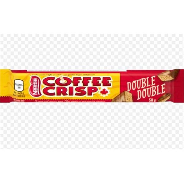 Nestle Coffee Crisp Double Double Wafer Bars 24 Count, 50 g Each