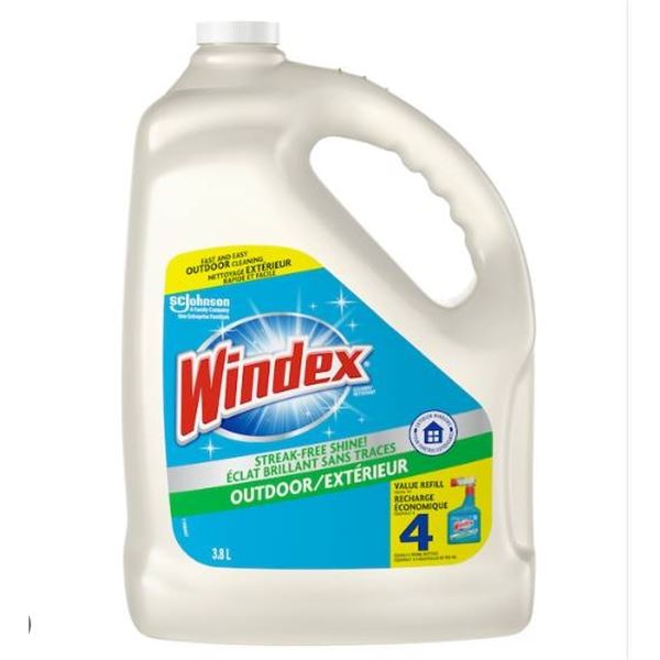 Windex 3.8L Outdoor/Exterior Glass Cleaner