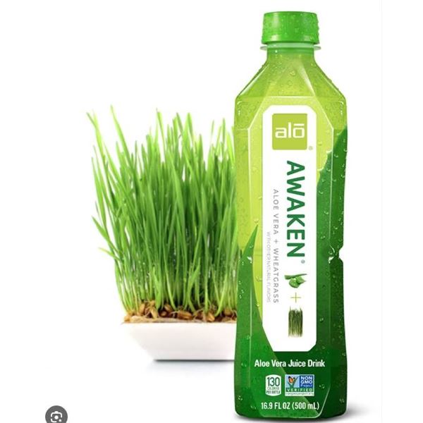 ALO Awaken Aloe Vera Juice Drink 12 x 500mL Case