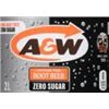 Image 1 : A&W Root Beer Zero Sugar 24 x 500mL Bottles