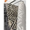 Image 3 : Viana Dunes Textured Indoor Area Rug, Grey 240 x 300 cm