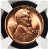 Image 2 : 1955 LINCOLN CENT NGC MS-66 RD