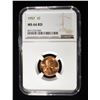 Image 1 : 1957 LINCOLN CENT NGC MS-66 RD