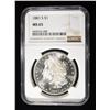 Image 1 : 1881-S MORGAN DOLLAR NGC MS 65