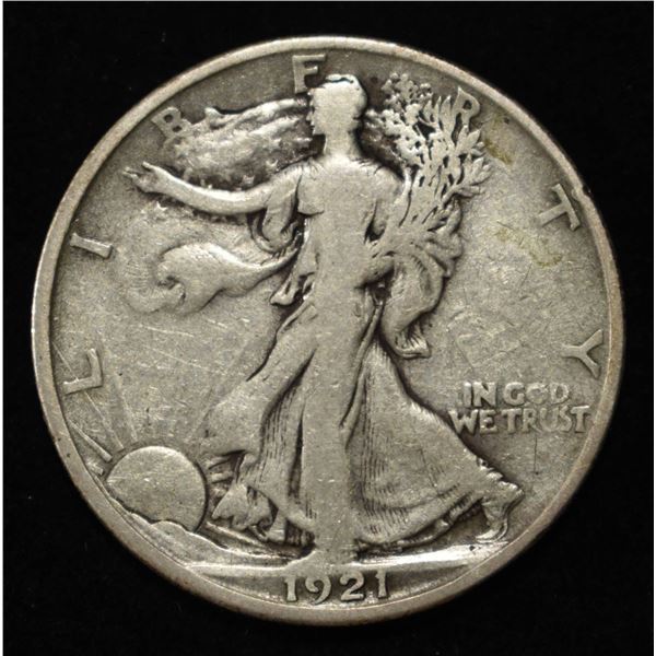 1921-S WALKING LIBERTY HALF FINE