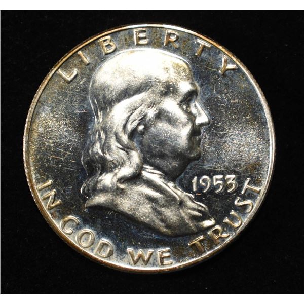 1953 FRANKLIN HALF GEM PROOF