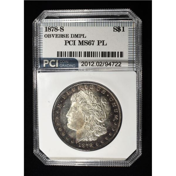 1878-S PL MORGAN DOLLAR SUPERB GEM BU