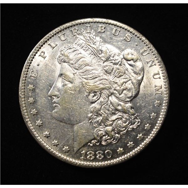 1880-O MORGAN DOLLAR AU/BU