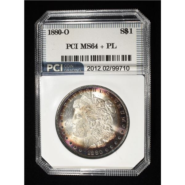 1880-O MORGAN DOLLAR CH/GEM BU PL