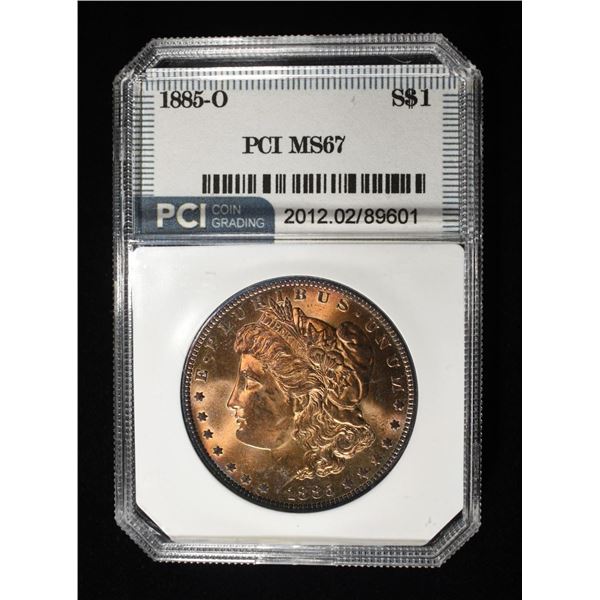 1885-O MORGAN DOLLAR SUPERB GEM BU