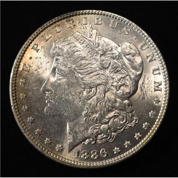 1886 MORGAN DOLLAR BU