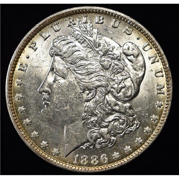 1886-O MORGAN DOLLAR BU