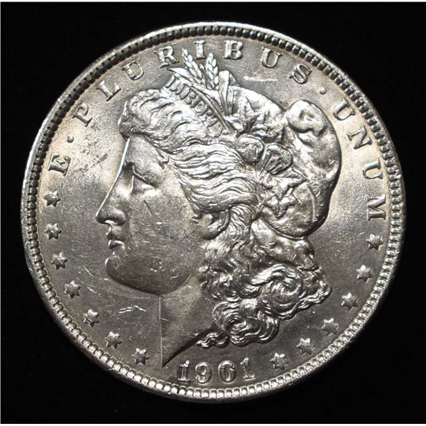 1901 MORGAN DOLLAR AU/BU