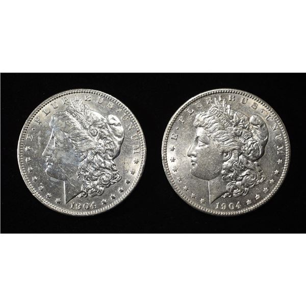 1904-P, O MORGAN DOLLARS XF/AU