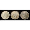 Image 1 : 1922 P,D,S PEACE DOLLARS