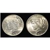 Image 1 : 1922 & 1923 PEACE DOLLARS CH BU
