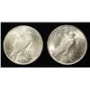 Image 2 : 1922 & 1923 PEACE DOLLARS CH BU