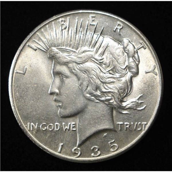 1935 PEACE DOLLAR BU