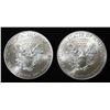 Image 2 : 2016,18 AMERICAN SILVER EAGLES