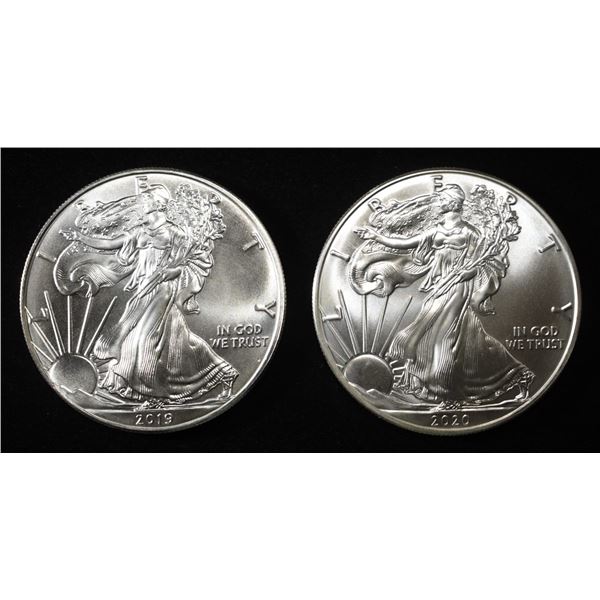 2019,20 AMERICAN SILVER EAGLES