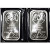 Image 1 : (2) 1 OZ SILVERTOWNE MINERS .999 SILVER BARS