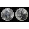 Image 2 : (2) 1 OZ BRITANNIA (KING) .999 SILVER BARS
