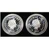 Image 2 : (2) 2020 1 OZ .999 SILVER NIUE OWL ROUNDS