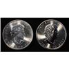 Image 2 : (2) 2022 1 OZ .999 SILVER CANADA MAPLE ROUNDS