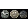 Image 2 : 3 FOREIGN SILVER COINS