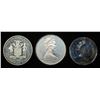 Image 3 : 3 FOREIGN SILVER COINS